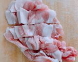 豚肉、さつまいも、ピーナッツで甘辛醬作り方3写真
