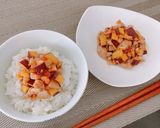豚肉、さつまいも、ピーナッツで甘辛醬作り方7写真