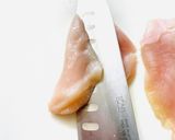 【鶏胸肉】切り方でやわやわ作り方6写真