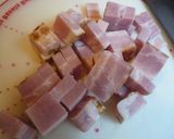 あったか☆厚切りベーコンと大豆のトマト煮作り方1写真