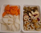米粉のだんご汁作り方4写真