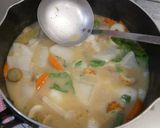 米粉のだんご汁作り方8写真