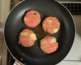 超簡単☆旨味堪能！キムチハンバーグ♪♪作り方2写真