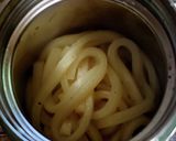 鹿レバ団子とハンペンのスープジャーうどん作り方3写真