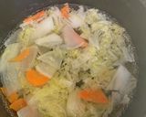 残り野菜と豆腐で簡単ヘルシー豆乳スープ作り方2写真