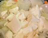 残り野菜と豆腐で簡単ヘルシー豆乳スープ作り方3写真