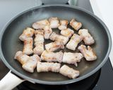 豚バラとなすの甘酢炒め。ボリューム◎作り方3写真