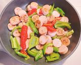 ピーマンと魚肉ソーセージ炒め作り方6写真