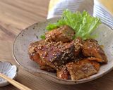 鮭のごま照り焼き作り方4写真