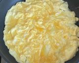 ふわとろ卵とひき肉の餡掛けごはん作り方2写真