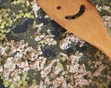 ふわとろ卵とひき肉の餡掛けごはん作り方3写真
