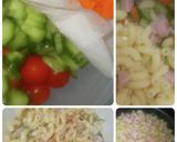 魚肉ソーセージ入り★マカロニSalad★作り方1写真