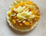 餃子の皮でベジート(やさいシート)のピザ作り方4写真