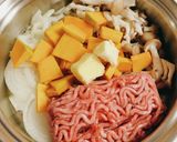 なんちゃってかぼちゃグラタン【QCW】作り方1写真