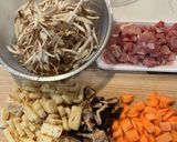 鶏ごぼうの混ぜご飯作り方1写真