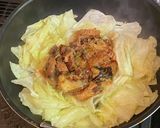 キャベツのサバ缶炒め作り方4写真