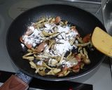 旨味たっぷり豆乳クリーム柚子胡椒パスタ作り方3写真