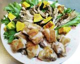 米粉でカリカリチキンと焼き野菜サラダ♪作り方4写真