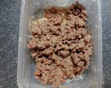 レンチンでカボチャの肉味噌和え作り方4写真