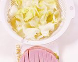 レタスとハムの中華スープ作り方2写真