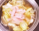 レタスとハムの中華スープ作り方5写真