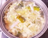 レタスとハムの中華スープ作り方9写真