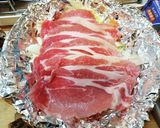 超簡単!豚肉と平茸の味噌マヨホイル蒸焼き作り方2写真
