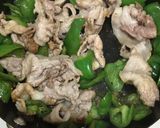 豚肉とピーマンの「八宝醤」炒め作り方3写真
