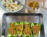 挽肉系リメイク＋厚揚げでピーマンの肉詰め作り方12写真