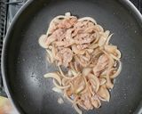 疲労回復！バルサミコ酢の豚バラ炒め作り方5写真