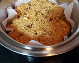 お鍋で、オートミールケーキ作り方4写真