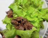 甘辛牛肉とサニーレタス作り方6写真