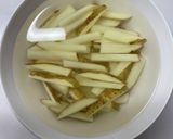 カレー×チーズの揚げないポテトフライ作り方1写真