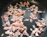 米粉を使いネギとベーコン焼き作り方2写真