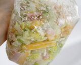 【ポリ袋で簡単】白菜と柿のサラダ作り方9写真