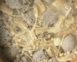 具沢山のお味噌汁（魚のすりみ団子入）作り方3写真
