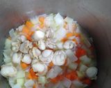 米粉de野菜たっぷり♡ホタテチャウダー作り方4写真