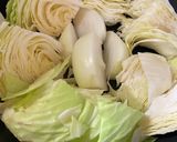 キャベツトマト煮！フライパンで無水調理！作り方1写真