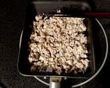 豚挽肉とゆず味噌絡めのせ丼作り方3写真