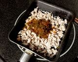 豚挽肉とゆず味噌絡めのせ丼作り方4写真
