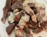 牛肉たっぷり!牛スネ肉のハッシュドビーフ作り方3写真