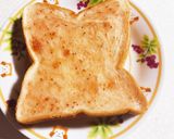 いちごジャムとピザチーズのトースト作り方2写真