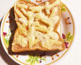 いちごジャムとピザチーズのトースト作り方4写真