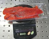 歩留まり計算しながら、イクラ漬けてみる。作り方1写真