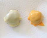 ハロウィンごはんに♫簡単おばけチーズ作り方2写真