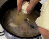簡単5分♪サバ缶で絶品！あら汁風味噌汁作り方3写真