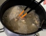 簡単5分♪サバ缶で絶品！あら汁風味噌汁作り方2写真