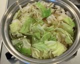 キャベツの具沢山味噌汁作り方2写真