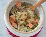 ゼンライスで作る！鮭ときのこの炊込みご飯作り方4写真
