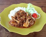 レンジで！きのことひき肉のアラビアータ作り方6写真